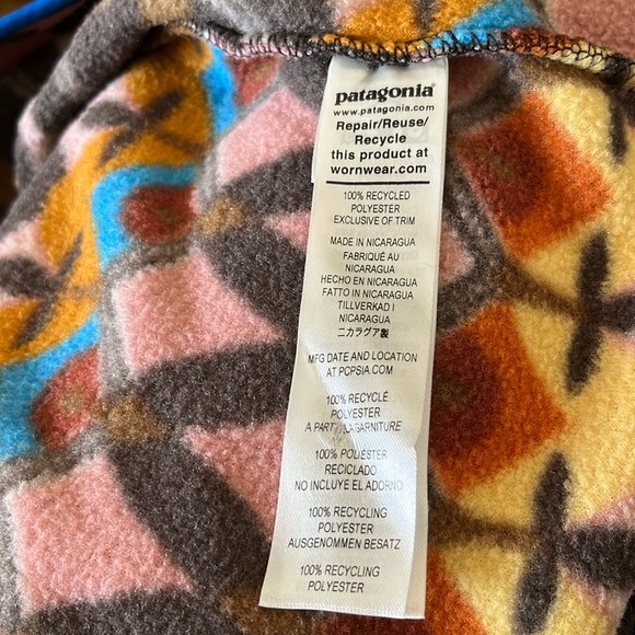 🔥Patagonia Synchilla FLEECE Snap-T Anthos Pink Women’s M Pullover Like New - Picture 9 of 15